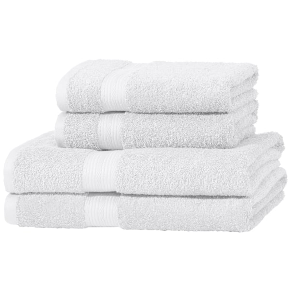 Set, 2 badlakan och 2 handdukar, 100% bomull 500g/m²