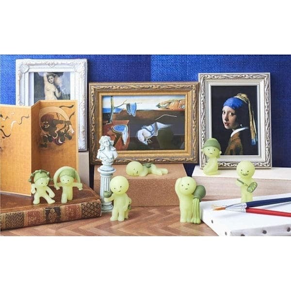 Ægte Smiski Corner Luminous Elf Series Blind Box, Tilfældig Figur Gave, Museumsstil, 1 stk Museum