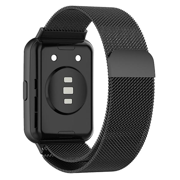 För Huawei Watch Fit 2/Watch Fit 2 Active Milanese Fine Mesh Watch Strap i rostfritt stål