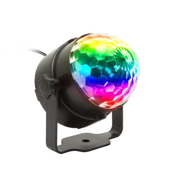 Disco Lights, Mini Disco Ball LED Juhlalamppu Musiikkiohjattu Disco 360° Pyörivät pallovalot Lavavalot kaukosäätimellä