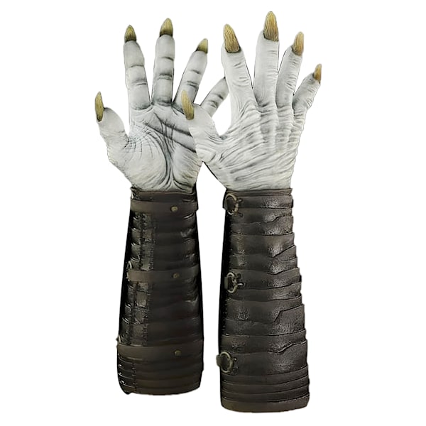 Halloween horror djævel handsker latex lange handsker monster fuld finger handsker kostume fest narrestreger rekvisitter