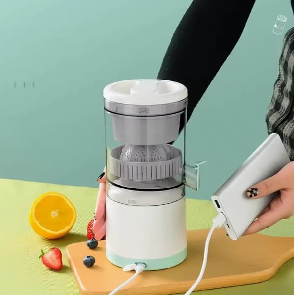 Fuldautomatisk elektrisk appelsinpresser, nyd frisk juice på få sekunder, multifunktionel juicer til hjemmebrug