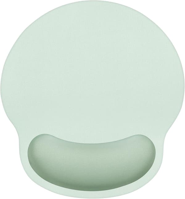 1 stk musematte med håndleddsstøtte, 2-i-1 ergonomisk musematte med håndleddsstøtte, søt skrivebordsdekor, grønn (8,66*9,65 tommer) green