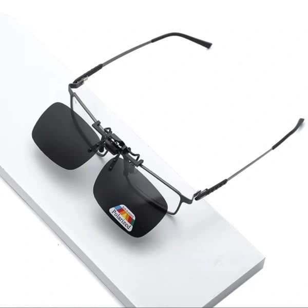 Clip-On Flip-Up solbriller, UV400, 2-pak