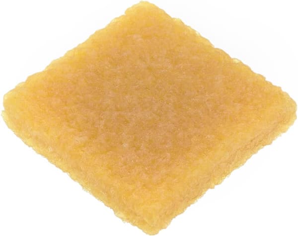 5cm*5cm*1cm Resterande suddgummi, 6-pack rektangulär limrengöringsverktyg, gul 5cm*5cm*1cm
