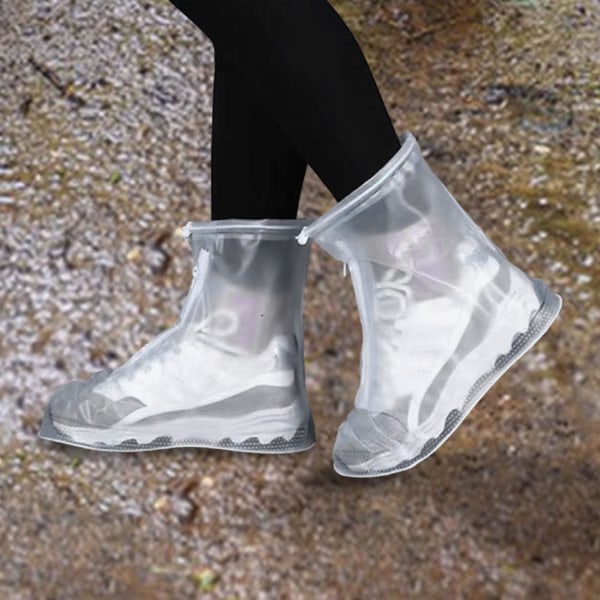 Vandtæt Sko Cover, Vandtæt Regn Protector Covers Støvler | Skridsikre regngalocher snestøvlebeskytter til sportsklatring L/39-40