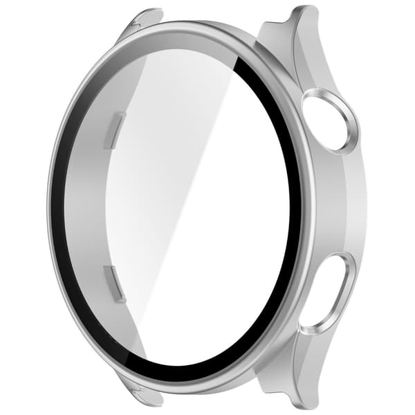 Beskyttende PC-etui med hærdet glas til Xiaomi Watch 5 - Fuld dækning sølv Silver