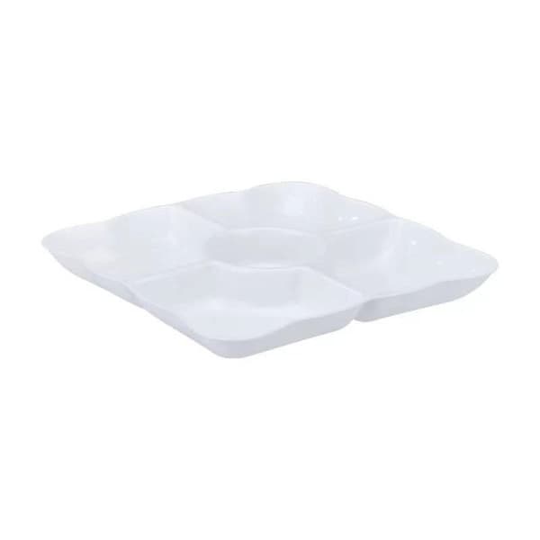 6-facks förvaringsbricka Fruktfat för snacks Förrättsservering Grön Green