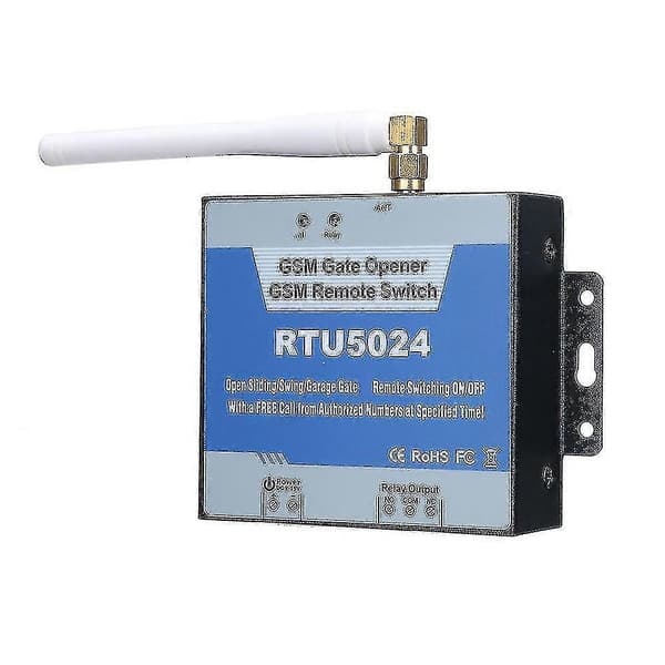 Sikker GSM Portfjernkontroll RTU5024 - Autorisert Anropsaktivering, 9-24VDC