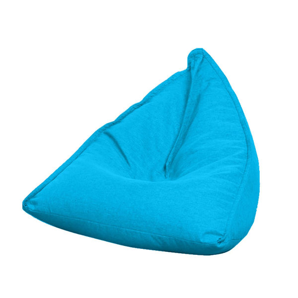 Bean Bag Tuoli Täytetyt Eläimet Säilytys Lazy Sohva Tuolit Beanbag Päälliset Vedenpitävä Puff Couch Cover aikuisille ja lapsille (Sky Bule, 68*80*65cm)