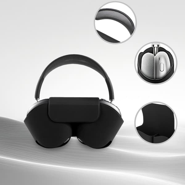 Beskyttende hovedtelefonetui sorte Airpods Max