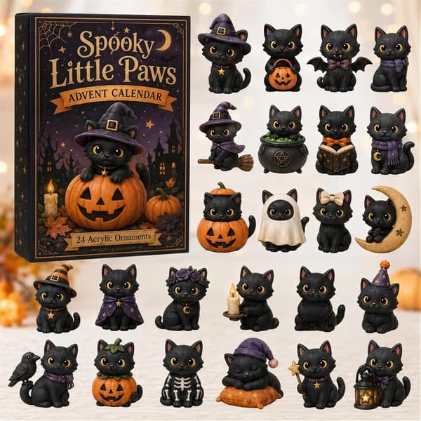 2026 Halloween Nedtællingskalender, 24 Dages Spøgelseshus Nedtælling (D) D