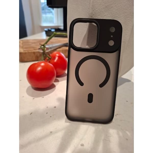 Kompatibel med iPhone 17 PRO-deksel MagSafe TPU - SVART
