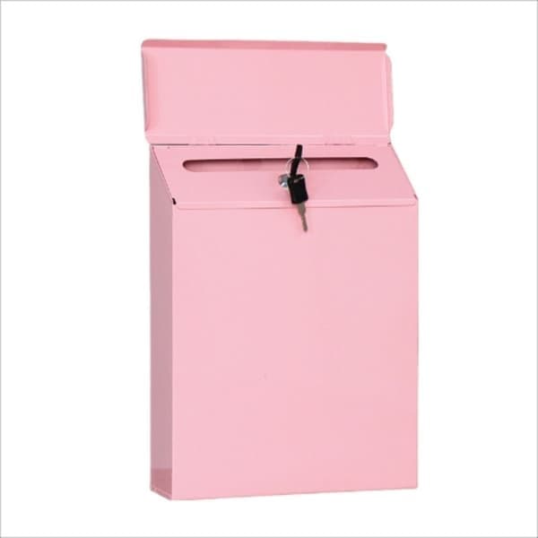 Postkasse Brevoppbevaringsboks ROSA Rosa Pink