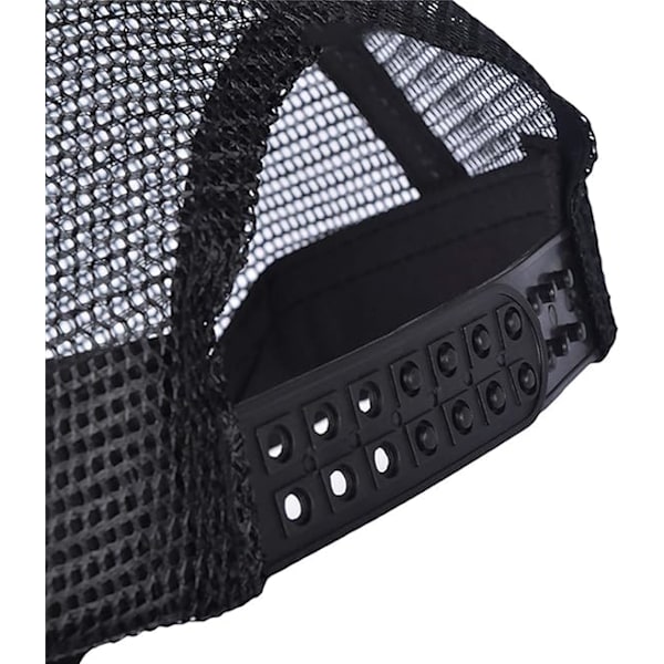 Hat til drenge, børn, voksne, sjov baseball mesh bag kasket tilbehør til fødselsdagsdekorationer gave (sort)