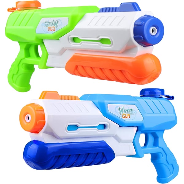 Water Pistol,2 Pack Water Gun for Kids Adults,600ml Powerful Water Blaster Pistols,Outdoor Games Garden Beach Summer Party Swimming Pool Game