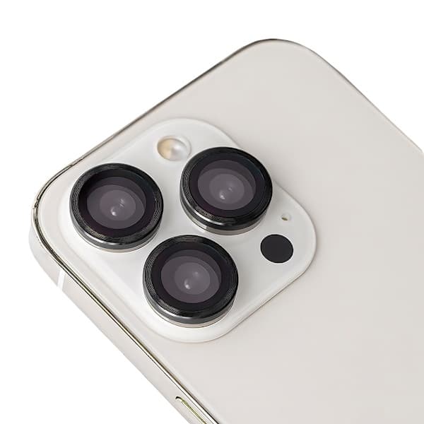 Linsebeskytter til iPhone 13 Mini / iPhone 13 - Sort Ramme