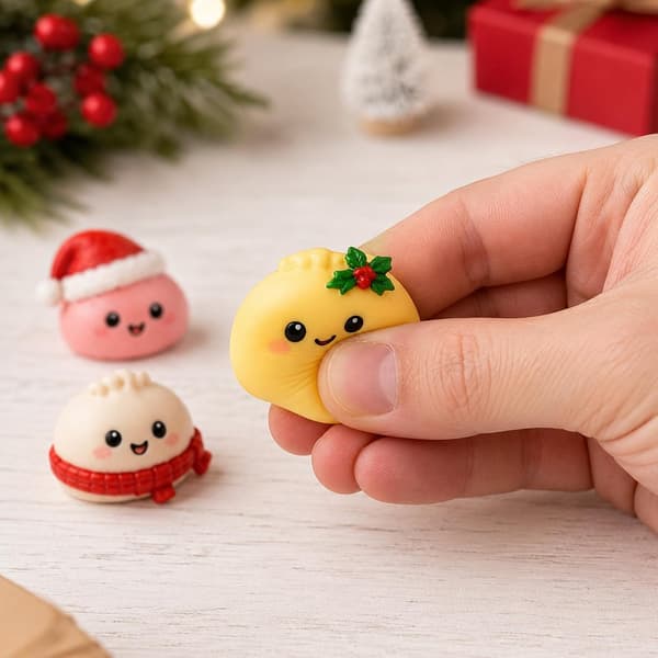 Squishy Julekalender 2026, 24 Minifigurer Nedtælling til Jul
