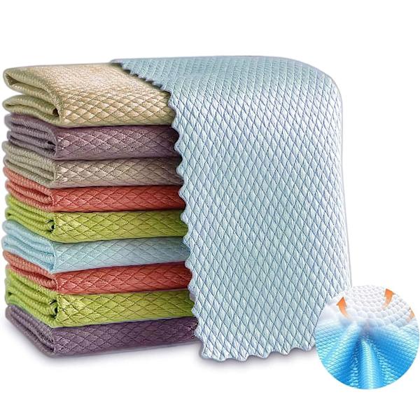 Mikrokuituliinat Nano-puhdistusliinat 10 kpl 25x25 cm