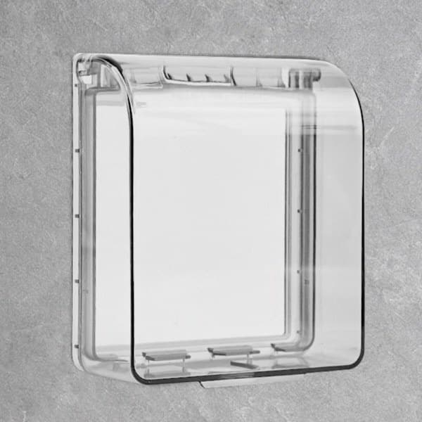 Vegguttak deksel Vanntett boks TRANSPARENT gjennomsiktig transparent