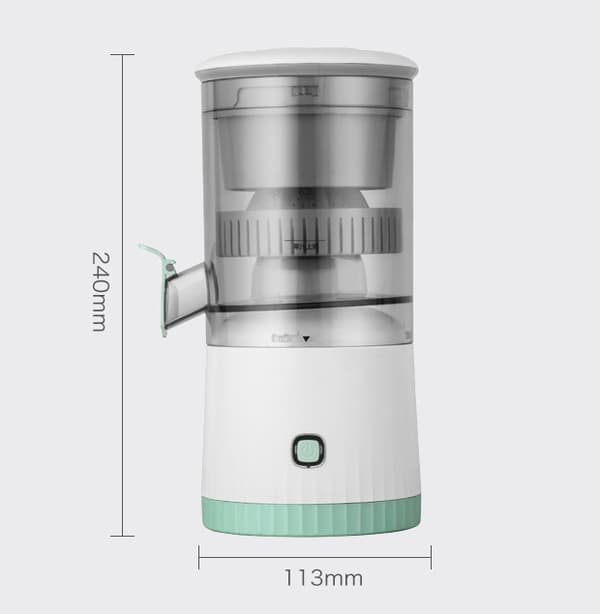 Fuldautomatisk elektrisk appelsinpresser, nyd frisk juice på få sekunder, multifunktionel juicer til hjemmebrug