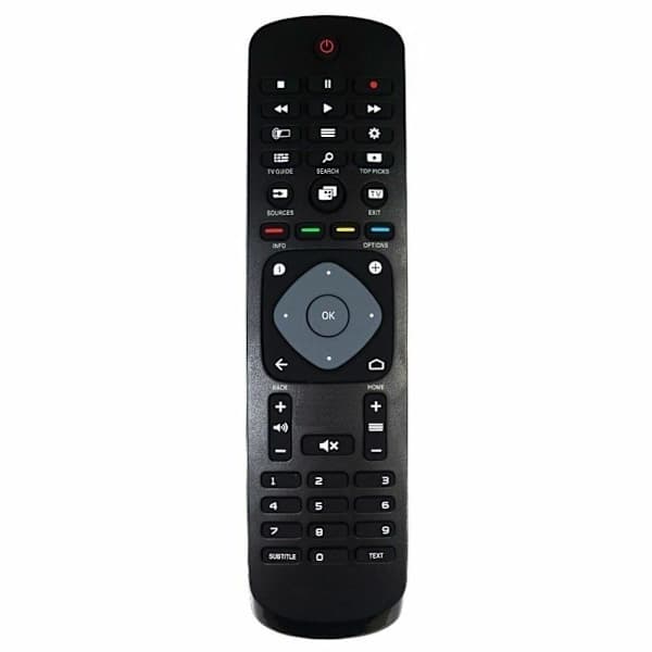 Yleiskäyttöinen Philipsin älytelevision kaukosäädin, musta