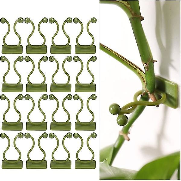 100 pcs 15mm climbing plant support clip, self-adhesive plant clip