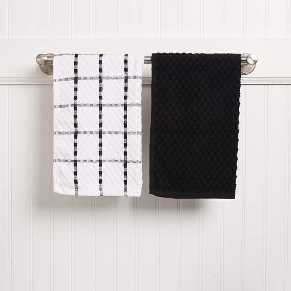 Kökshanddukar 12-pack - Diskhanddukar och disktrasor - Set med handdukar och disktrasor - 100 % bomull - Storlek 38 cm x 63,5 cm 12pcs