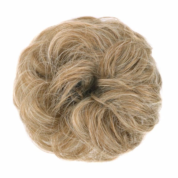 1 STK Messy Hair Bun Hair Scrunchies Extension Krøllet Bølget rodet Syntetisk Chignon til kvinder Updo Hairpiece
