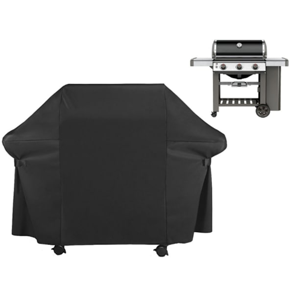 Grillöverdrag - 600D Oxfordtyg BBQ skyddande presenning Anti-UV/Anti-vatten/Anti-fukt grillöverdrag (132x66x109cm) 132*66*109