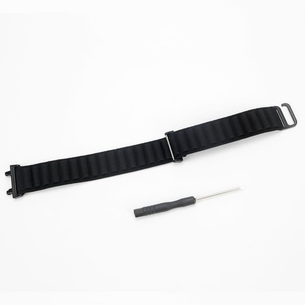 Yhteensopiva nailonlenkki Amazfit T-Rex 2:lle, musta Black