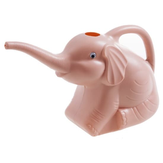 Vattenkanna formad som en elefant - rosa