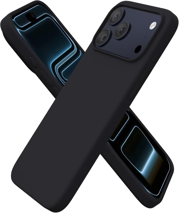 1 stk, kompatibel med iPhone 17 Pro Max-deksel, svart, 6,9\", støtsikker beskyttelse, kamerabeskyttelse black