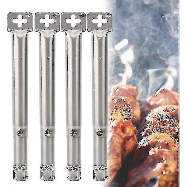 4 stk. Universal justerbar rustfrit stål Bbq gasgrill udskiftning lige rør rør brænder