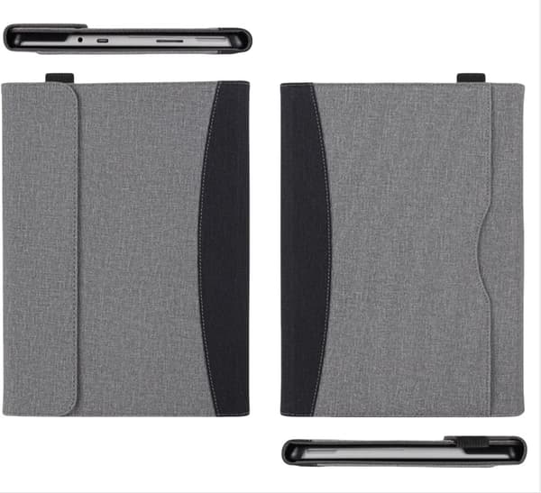 Kompatibel med Surface Pro4/5/6/7 Hårt skal för surfplatta - allsidigt skydd, justerbart stativ, pennhållare, hörnskydd