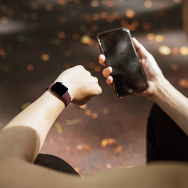6 kappaletta punottua Solo Loop -yhteensopivaa Apple Watch -ranneketta 44mm 45mm 42mm 49mm naisille ja miehille, säädettävä joustava nylonista valmistettu urheiluranneke red 42/44/45/49MM