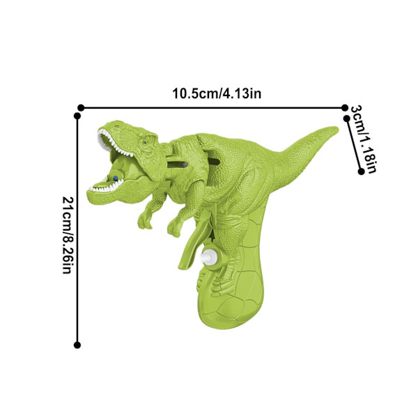 3-pack dinosaurie-vattenpistoler, djurvattenleksaker för stranden, pumpaction-vattenpistol för utomhusbruk, sommarvattensprutare med lång räckvidd