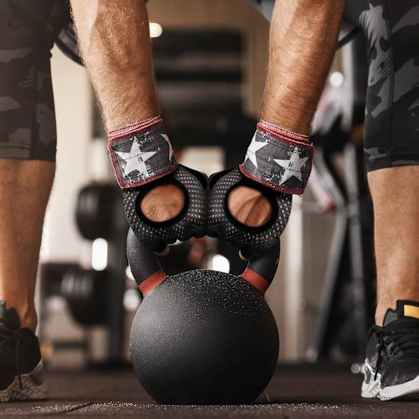 Fitness Handsker, Åndbare Træningshandsker, Fremstillet af Mikrofiberstof, Skridsikker Silikonepude Palmebeskyttelse og Ekstra Greb, Unisex