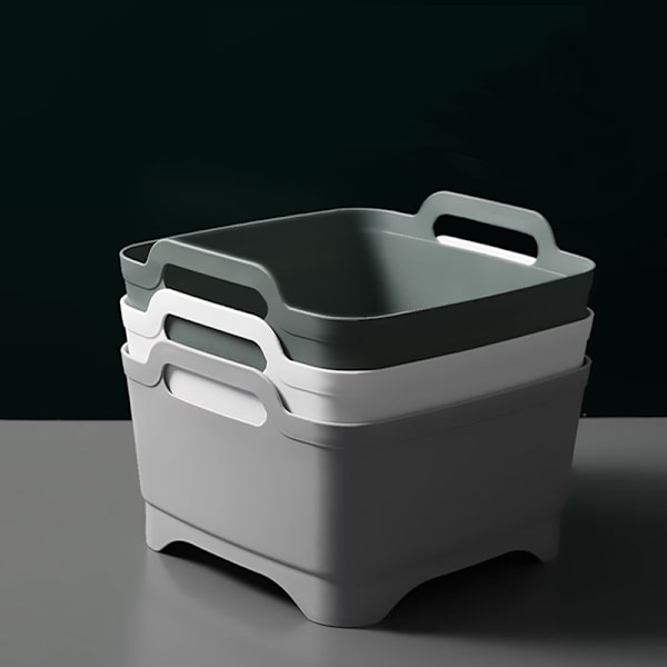 Køkken mobil dræn kurv plastik grøntsag vask kurv frugt opbevaring kurv multi-funktion vask opbevaring kurv