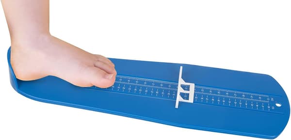 Skostørrelse fotmåler for barn og voksne