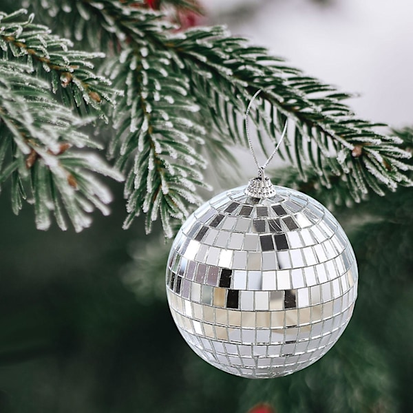 24 kpl Hopea Disco Peilipallo Juhlat Koristelu Joulukuusi Hääjuhlat Syntymäpäiväjuhlat Koristeet 3cm