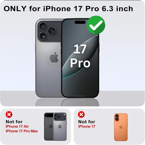 Til iPhone 17 Pro Max-deksel Søt Prikkete Telefon, Vakkert og Stilig, for Kvinner Jenter, brun black