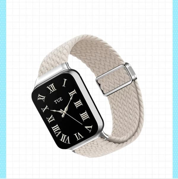 Xiaomi Smart Band Starlight Edition nailonpunottu ranneke Redmi Watch5 lite