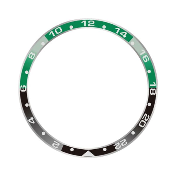Tyylikäs kehys Xiaomi Watch S3/S4:lle Vihreä+Musta Green+Black