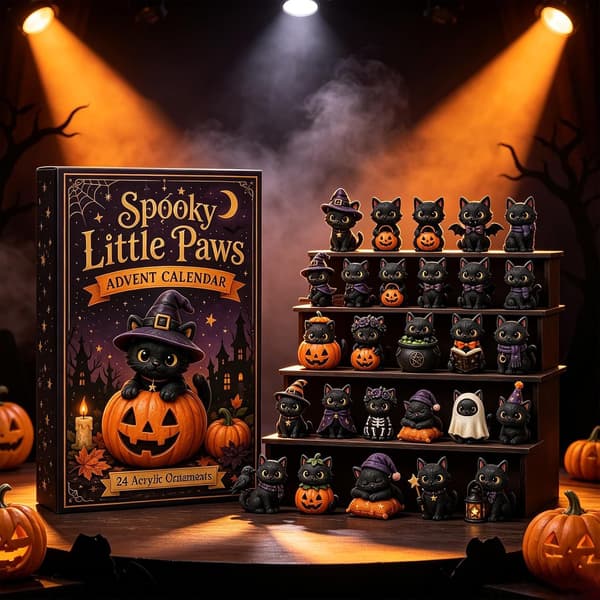 2026 Halloween Nedtællingskalender, 24 Dages Spøgelseshus Nedtælling (D) D