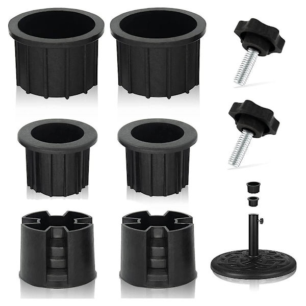 8 Pcs Umbrella Base Stand Hole Ring Plug Cover And Cap Patio Umbrella Stand Stand Base Stabilizer