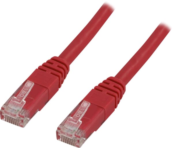 U/UTP Cat5e patch-kaapeli 1m, punainen