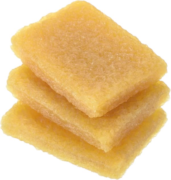 5cm*3.5cm*1cm Restgummi suddgummi, 6-pack rektangulär limrengöringsverktyg, gul 5cm*3.5cm*1cm