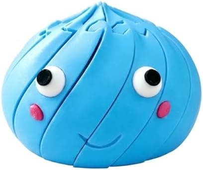 Dumpling Fidget Toy, 3D-printet Twisty Fidget Egg Stress Relief Desk Fidget, Lindre Angst Fidget Sensorisk Puslespill, Påskekurvfyll og Dumpling-d