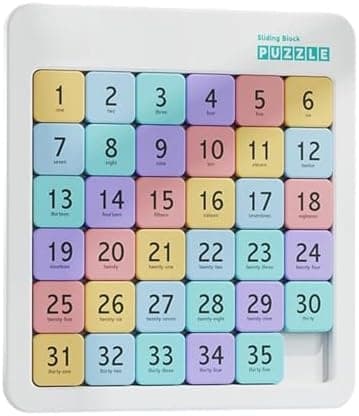 Skyve-tallpuslespill Magnetiserte puslespill Hjernetreningsleker | Jigsaw Intelligence Block Leker, Pedagogiske spill